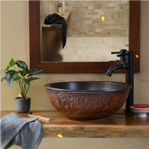 Chậu Lavabo Sứ Nghệ Thuật EVE-CĐ22