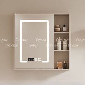 Tủ Gương Lavabo Nhựa PVC Navier NV-TG002