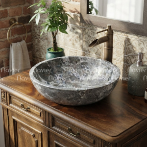 Chậu Lavabo Đá Tự Nhiên Navier NV-BST04