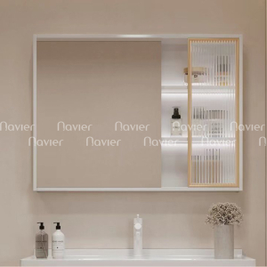  Tủ Gương Lavabo Nhựa PVC Navier NV-TG004