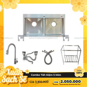 Combo Chân Chậu Chén Siêu Tiết Kiệm Navier CBF06