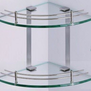 Kệ Kính Góc 2 Tầng Inox 304 Cao Cấp Navier NV-92