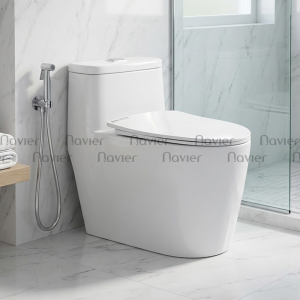 Bồn Cầu 1 Khối Cao Cấp Navier NV-1102