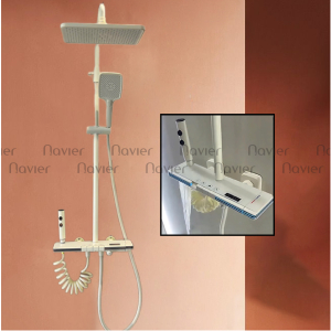 Siêu Sale Thanh Lý Sen Cây Tắm Phím Đàn Led Hiển Thị Nhiệt Độ Navier NV-994