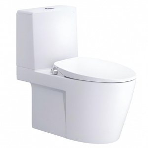 Bồn Cầu 2 Khối Nắp Điện Tử Thông Minh Chính Hãng Caesar CD1340/TAF200H