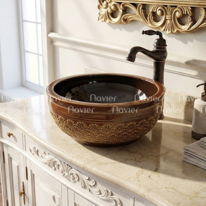 Chậu Lavabo Sứ Nghệ Thuật EVE-CĐ23