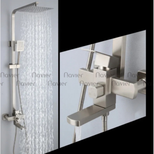 Sen Cây Tắm Nóng Lạnh Thân Vuông 304 Navier NV-806