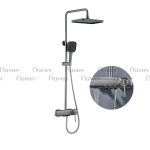 Sen Cây Tắm Nóng Lạnh Đồng Thau Mạ PVD Navier NV-06A23X