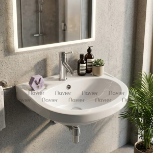 Chậu Lavabo Treo Tường Cao Cấp Navier NV-321