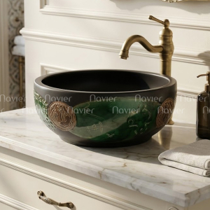 Chậu Lavabo Sứ Nghệ Thuật EV-CĐ05