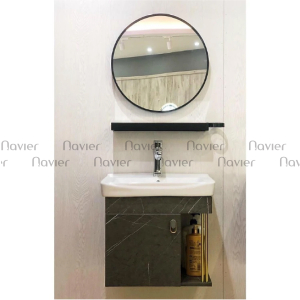 Siêu Sale Thanh Lý Tủ Chậu Lavabo Gỗ Polywood Navier NV-1129