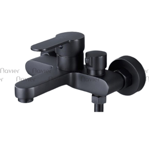 Củ Sen Tắm Nóng Lạnh Đồng Thau Mạ Đen Cao Cấp Navier NV-833D