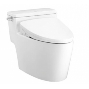 Bồn Cầu 1 Khối  Nắp Rửa Điện Tử Chính Hãng COTTO C105267(CV10) Riviera Pro