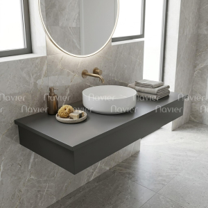 Bàn Đá Lavabo Đặt Bàn Chống Trầy Navier NV-497X
