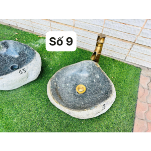 Chậu Lavabo Đá Cuội Nguyên Khối Navier NV-DC015
