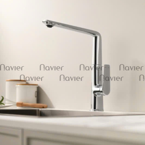 Vòi Rửa Chén Nóng Lạnh Đồng Thau Mạ Crome Navier NV-6072