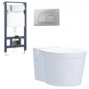 Bồn Cầu Treo Tường Nắp Đóng Êm Thoát Ngang Chính Hãng Cotto SC198817(T)