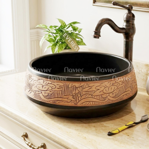  Chậu Lavabo Sứ Nghệ Thuật EVE-CĐ13