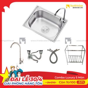 Combo Chân Chậu Chén Siêu Tiết Kiệm Navier CBF08