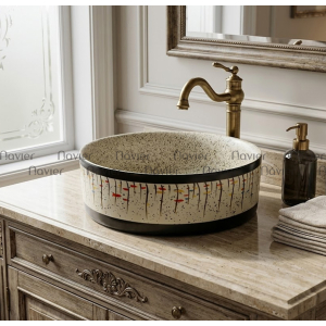 Chậu Lavabo Sứ Nghệ Thuật EV-CĐ26
