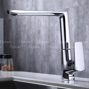 Vòi Rửa Chén Nóng Lạnh Đồng Thau Mạ Crome Navier NV-222