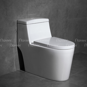 Bồn Cầu 1 Khối Nhập Khẩu Cao Cấp Navier NV-1037