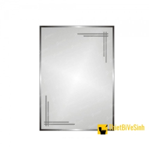 Gương Phòng Tắm hình Chữ Nhật 45x60 Navier NV-1406M