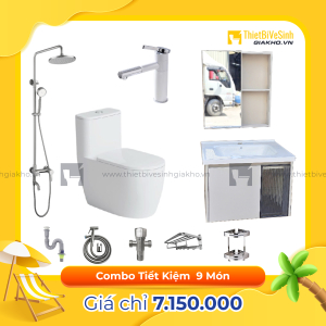 Combo Trọn Bộ Thiết Bị Phòng Tắm 9 Món Cao Cấp Navier CBPT0021