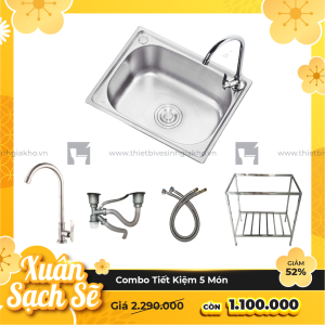 Combo Chân Chậu Chén Siêu Tiết Kiệm Navier CBF08