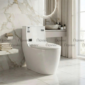 Bồn Cầu 1 Khối Cao Cấp Navier NV-8002