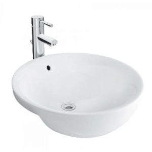 Chậu Rửa Lavabo Bán Âm Tròn Inax L-333V 
