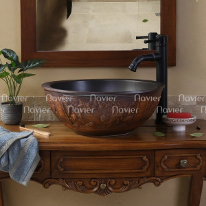 Chậu Lavabo Sứ Nghệ Thuật EVE-CĐ22