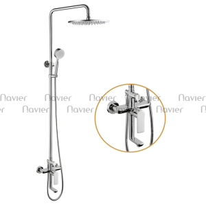Sen Cây Tắm Nóng Lạnh Inox 304 Cao Cấp Navier NV-8025