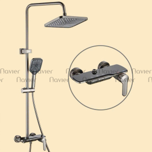 Sen Cây Tắm Nóng Lạnh Phím Đàn Mặt Kính Navier NV-8023