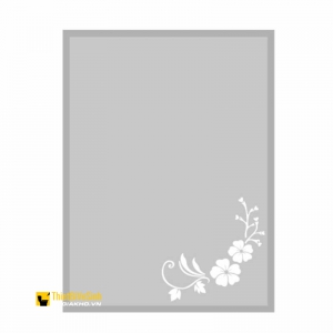 Gương Phòng Tắm Hình Chữ Nhật 45x60 Navier NV-1406H