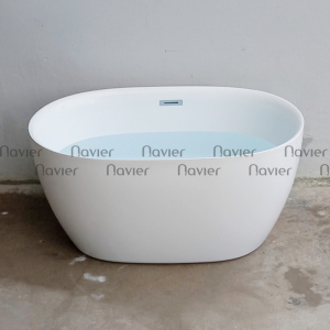 Bồn Tắm Nằm Oval Viền Mỏng NV-1504M