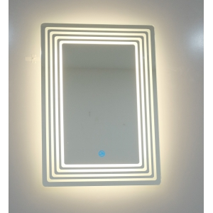 Gương Led 3 Sọc Hình Chữ Nhật 50x70 Cảm Ứng Hắt Ngoài Navier NV-174