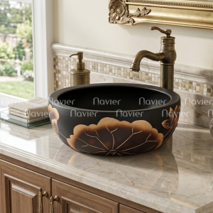  Chậu Lavabo Sứ Nghệ Thuật EVE-CĐ18