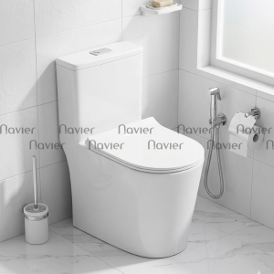 Bồn Cầu 1 Khối Cao Cấp Navier NV-1061