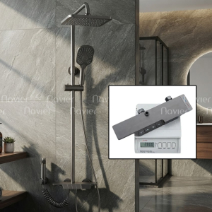 Sen Cây Tắm Nóng Lạnh Đồng Thau Phím Đàn Navier NV-HSX6