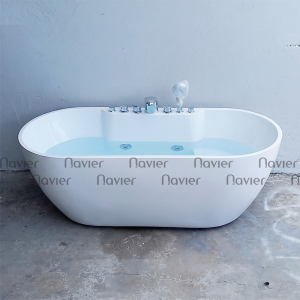 Bồn Tắm Oval Bầu Cao Cấp Navier NV-2456