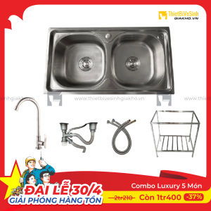 Combo Chân Chậu Chén Siêu Tiết Kiệm Navier CBF07