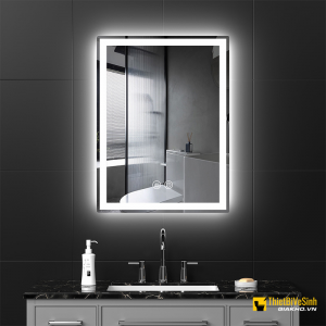 Gương Phòng Tắm Hình Chữ Nhật LED Trắng 50x70 Navier NV-168CM