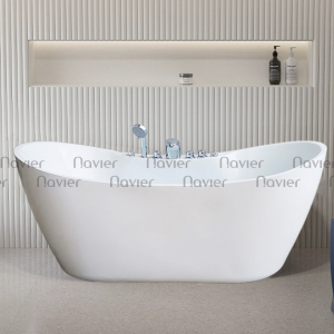 Bồn Tắm Hình Thỏi Vàng Massage Cao Cấp Navier NV-2423