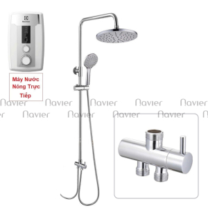 Sen Cây Tắm Đứng Nóng Lạnh Dùng Cho Máy Nước Nóng Trực Tiếp Navier NV-1605