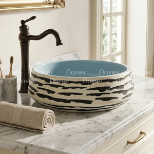 Chậu Lavabo Sứ Nghệ Thuật EVE-CĐ12