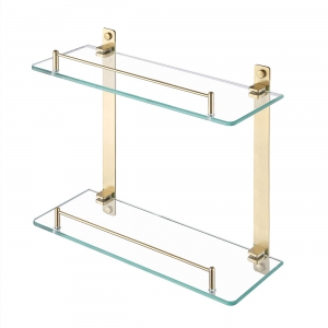 Kệ Kính Vuông 2 Tầng Inox 304 Cao Cấp  (Màu Trắng)  Navier NV-93