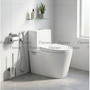 Bồn Cầu 1 Khối Cao Cấp Navier NV-1014