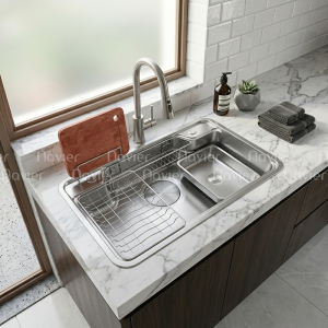 Chậu Rửa Chén 1 Ngăn Bán Nguyệt Inox 304 Navier NV-7848BN304