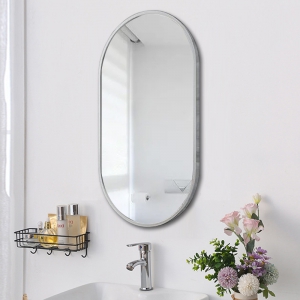 Gương Viền Nhôm Hình Oval Navier 50x70 NV-208T